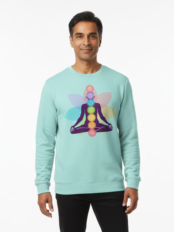 Yoga Chakras- Mint Yoga Sweatshirt