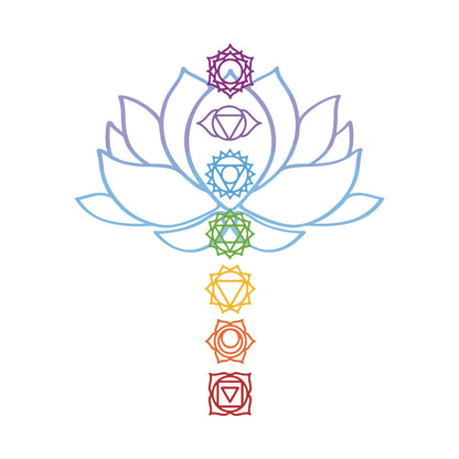 Awakened Chakra - White Yoga Round Neck T-shirt