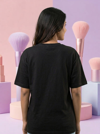 Blending is My Cardio- Black Round Neck Unisex Makeup Artist T-shirt