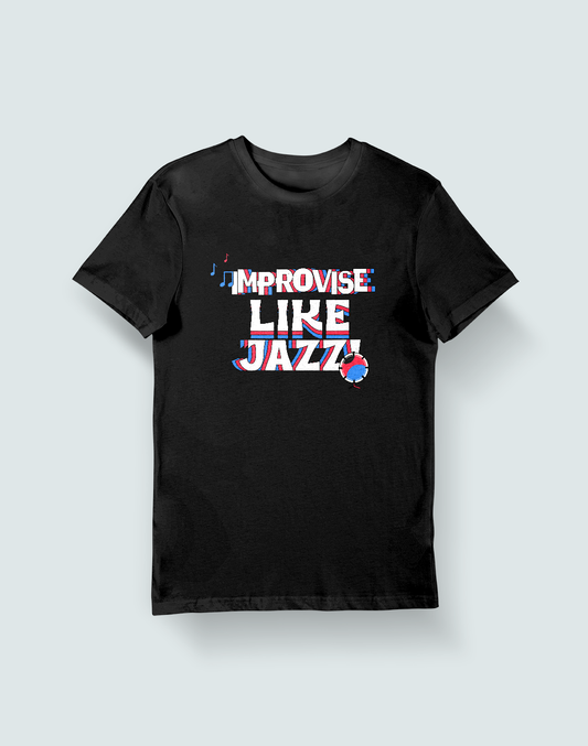 Improvize like Jazz - Music Tshirt