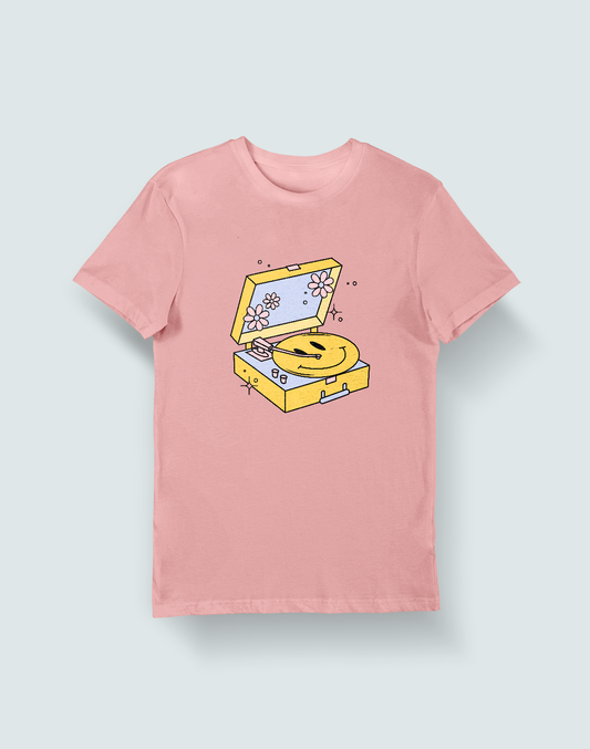 Sunshine Record Player - Music Tshirt