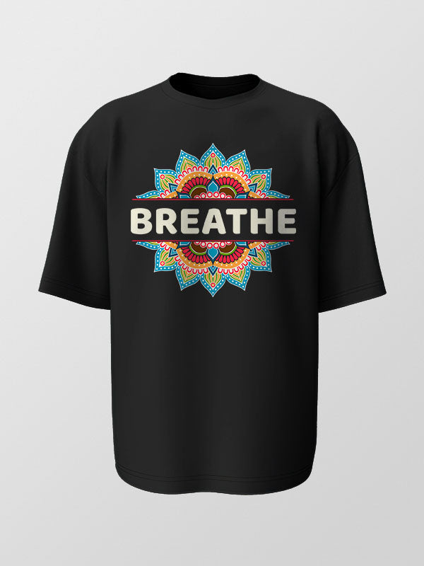 Breathe - Yoga Oversized Tshirt