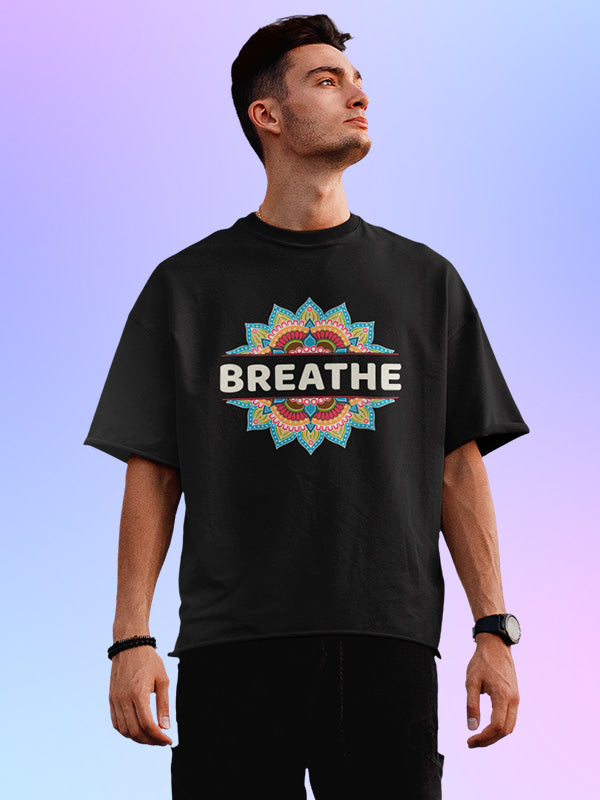 Breathe - Yoga Oversized Tshirt