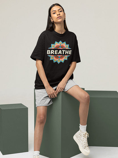 Breathe - Yoga Oversized Tshirt