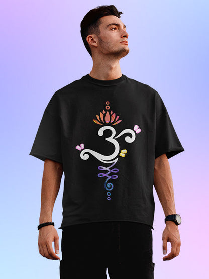 Om Graphic - Yoga Oversized Tshirt