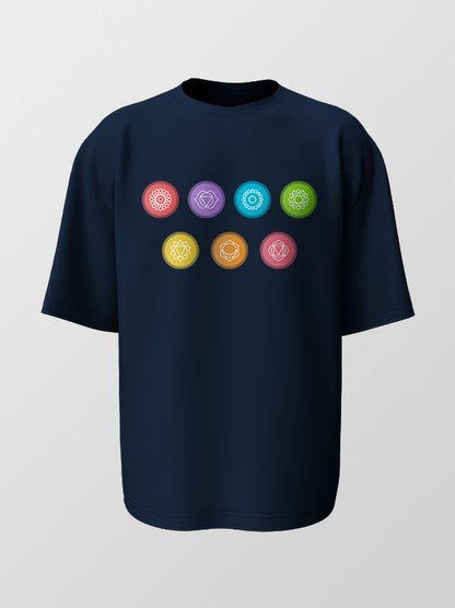 Yoga Chakras - Yoga Oversized Tshirt