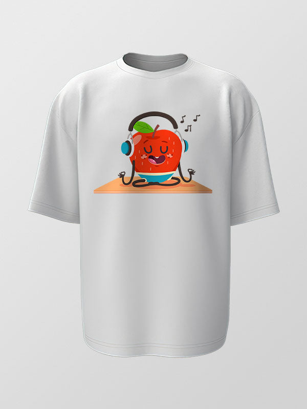 Apple Meditation - Yoga Oversized Tshirt