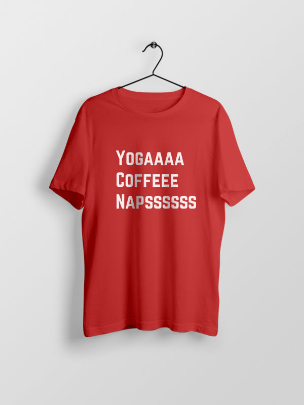 Yoga Coffee Naps - Yoga Tshirt