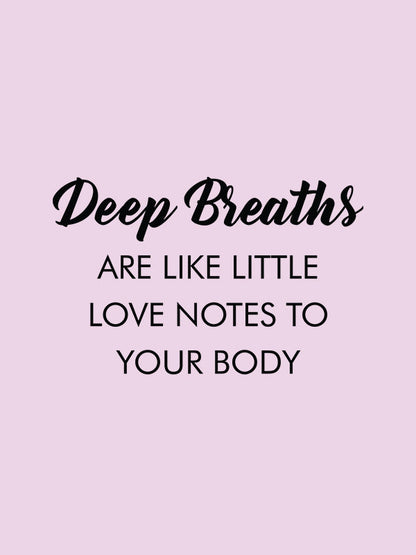 Deep Breaths - Yoga Tshirt