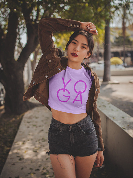 Yoga Word - Yoga Crop Top